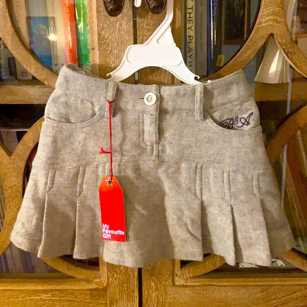 NWT MADE IN ITALY Baci & Abbracci Wool Blend Skirt